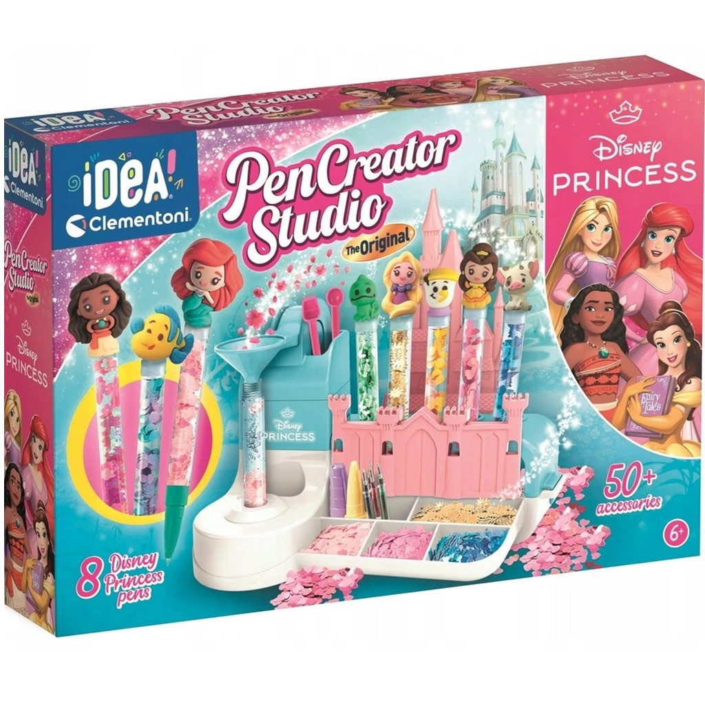 Idea! Disney Princezné štúdio na výrobu pier kreatívna hracia sada - Clementoni