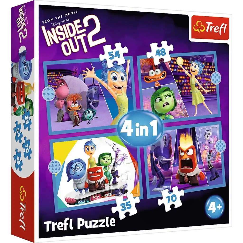Inside Out 2: Hlava hore 4 v 1 puzzle - Trefl