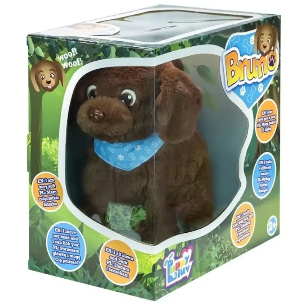 Interaktív plyšový psík - Bruno