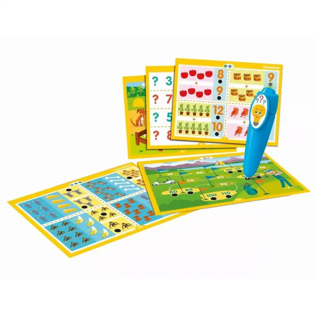 Interaktívne pero s číslami, 500 kvízov, rozvoj zručností - Clementoni kép 2