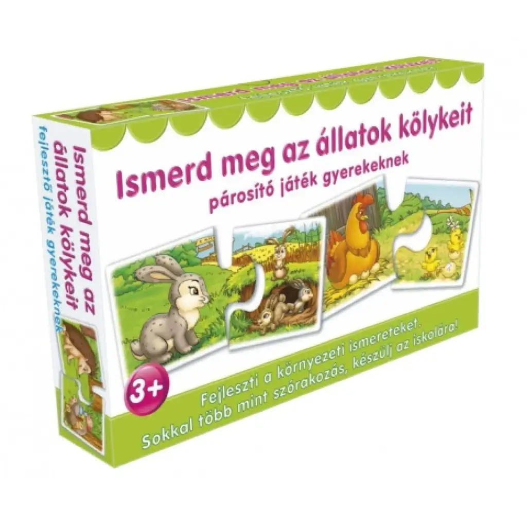 Puzzle pre najmenších - Zoznám sa so zvieracími mláďatami