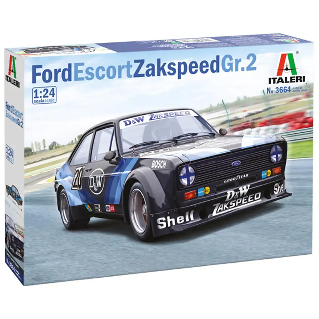 Italeri 1/24 Ford Escort Zakspeed Gr.2 model auta