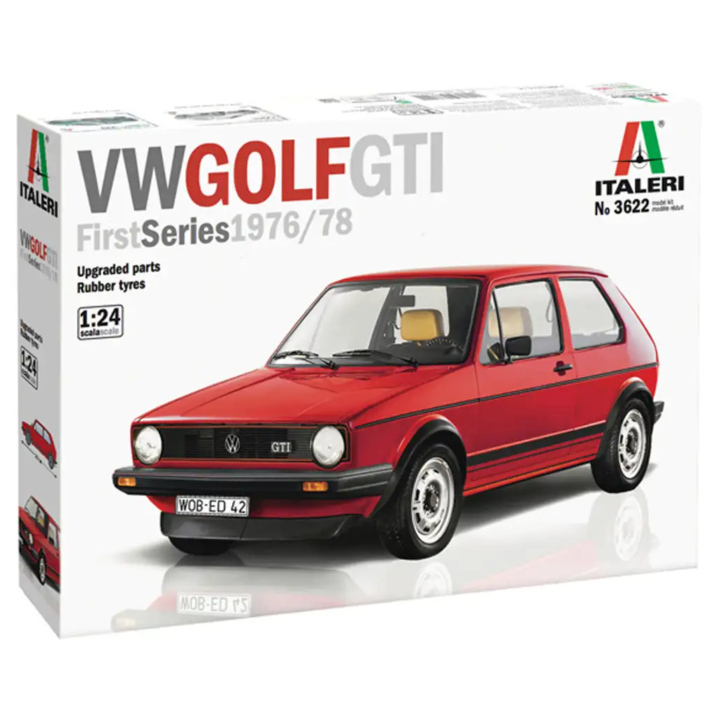Italeri 1/24 VW Golf GTI Prvá séria 1976/78 auto model