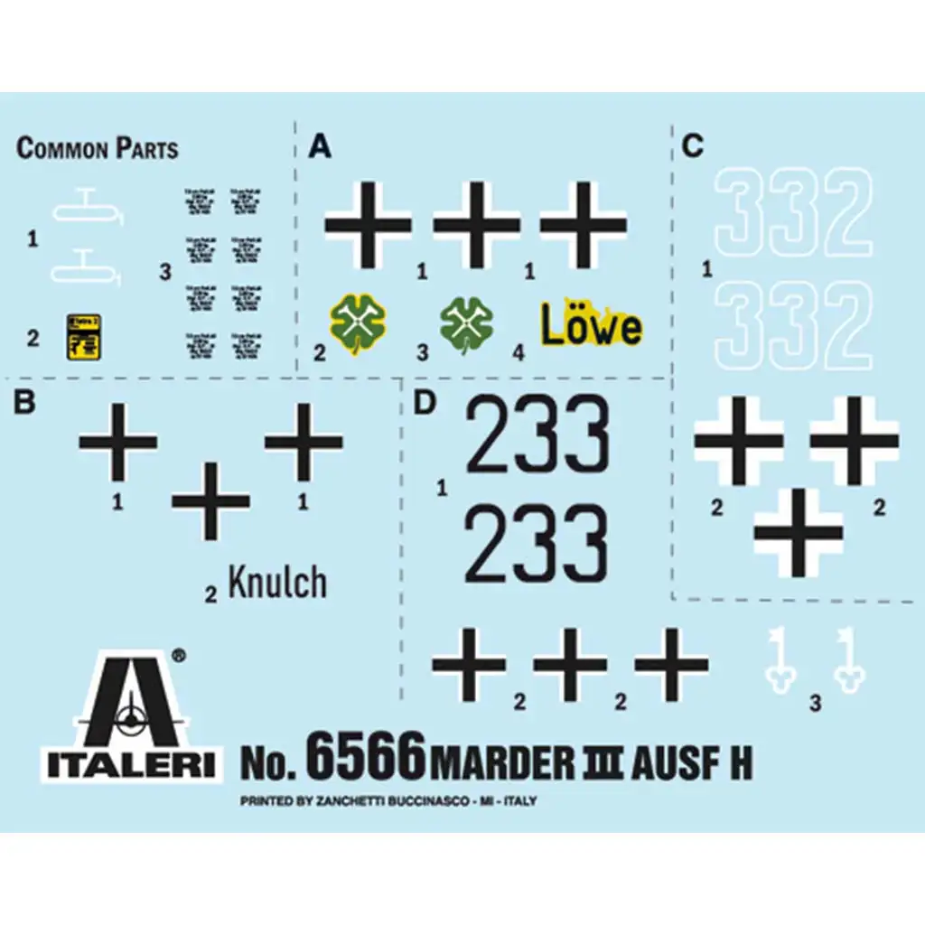 Italeri 1/35 Marder III Ausf. H Sd.Kfz.138 tankový model kép 7