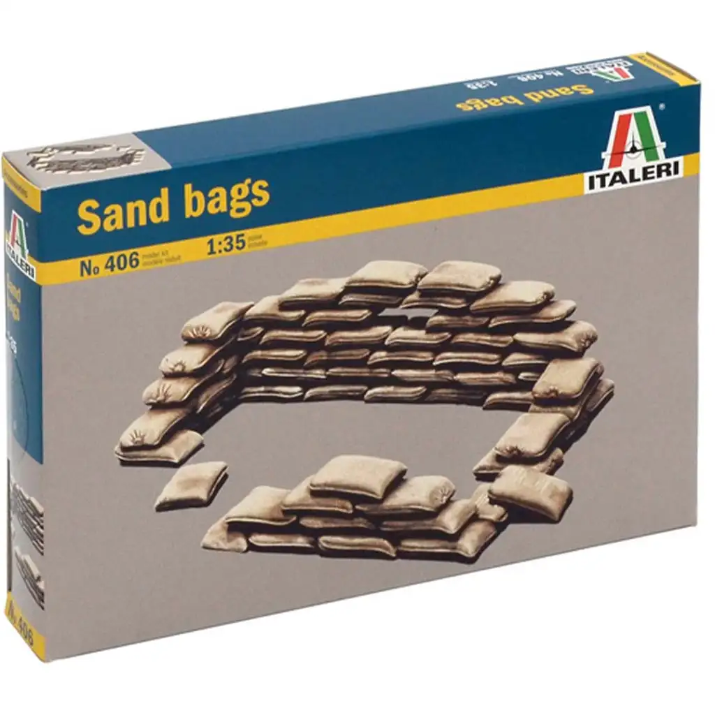 Italeri 1/35 Pieskové vrecia dioráma doplnková sada