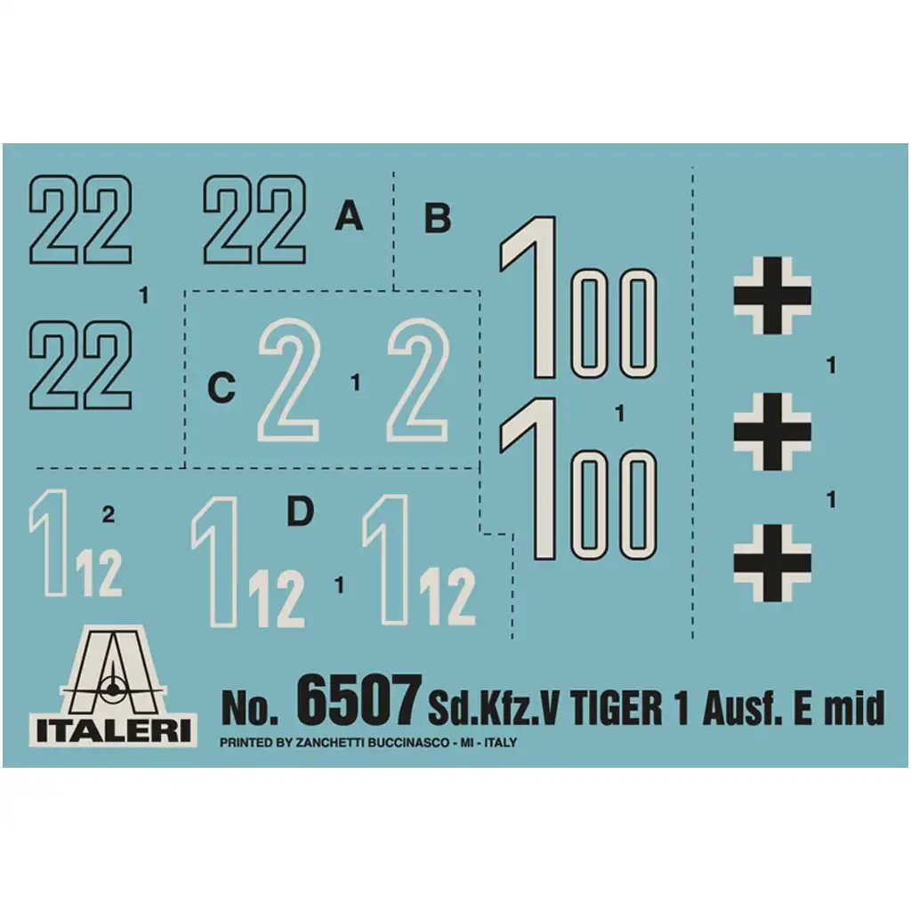 Italeri 1/35 Pz.Kpfw. VI Tiger I Ausf. E tankový model kép 5