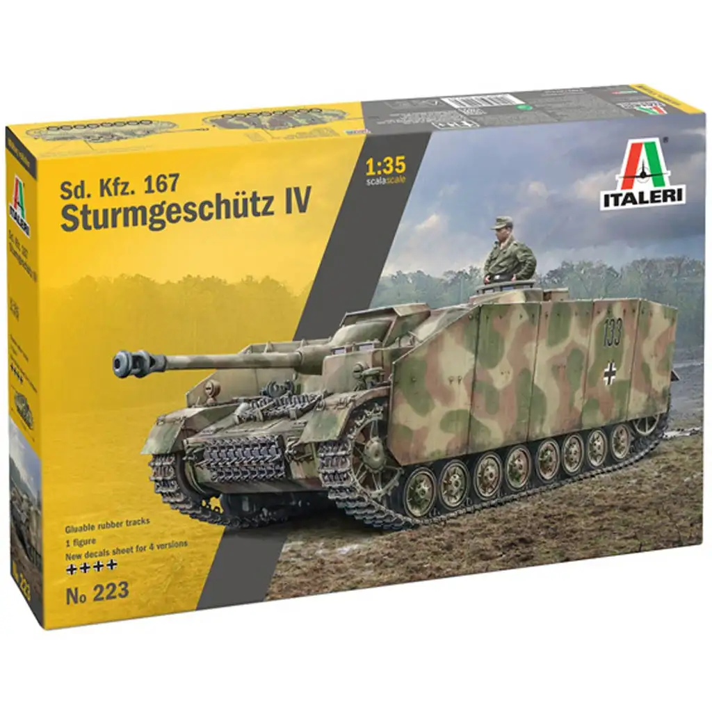 Italeri 1/35 Sd.Kfz. 167 Sturmgeschütz IV útočné delo model