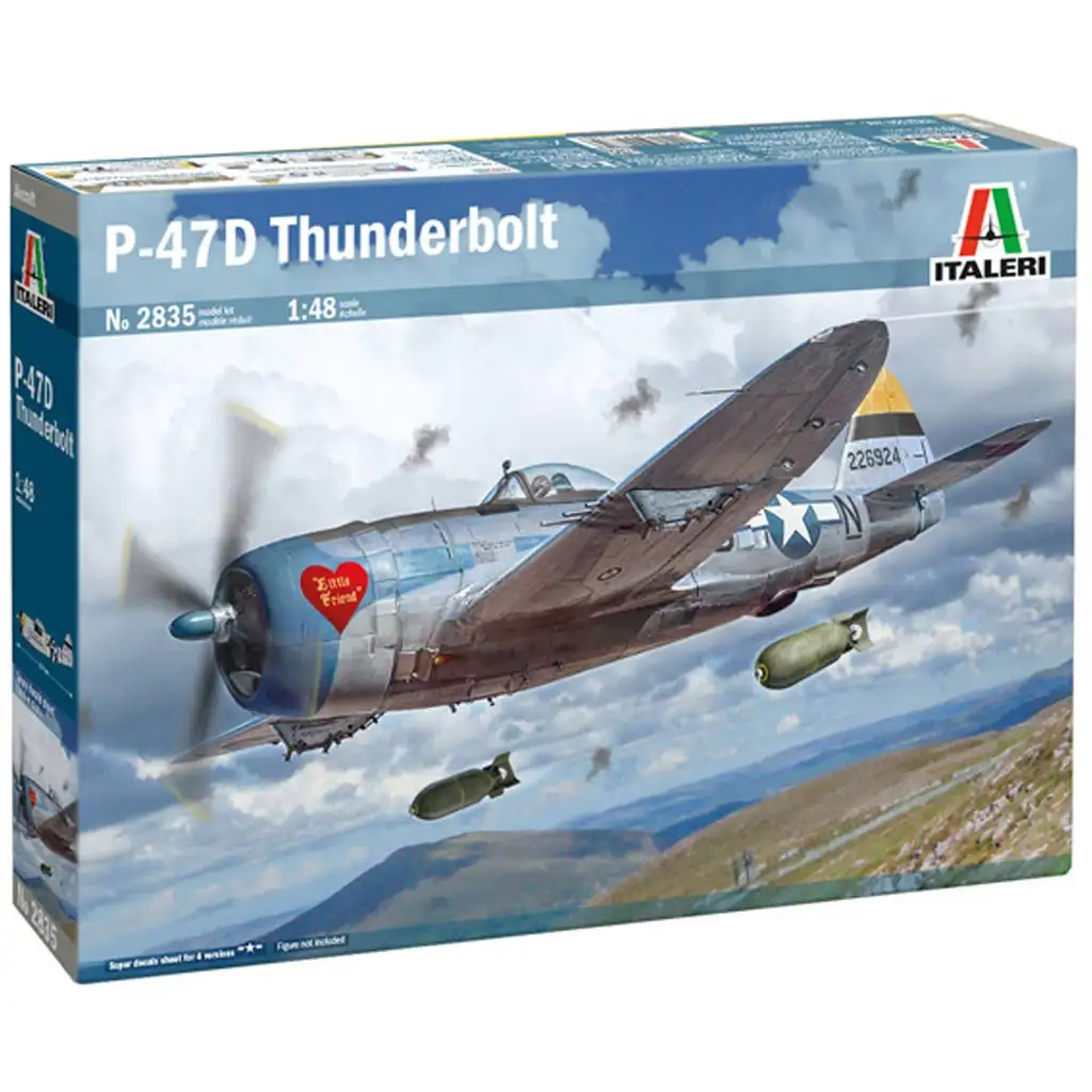 Italeri 1/48 P-47D Thunderbolt model lietadla