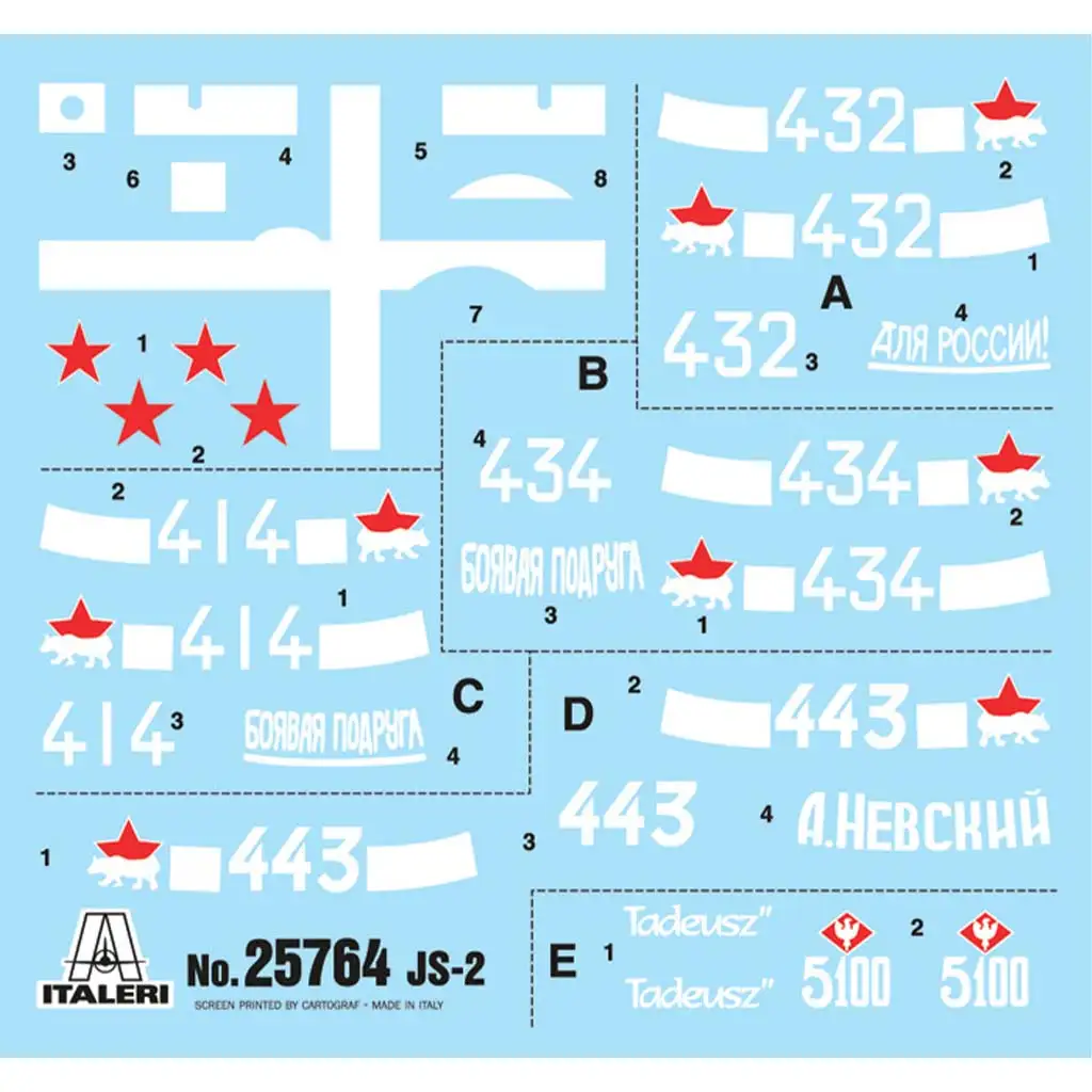 Italeri 1/56 JS2 Stalin tank model kép 4