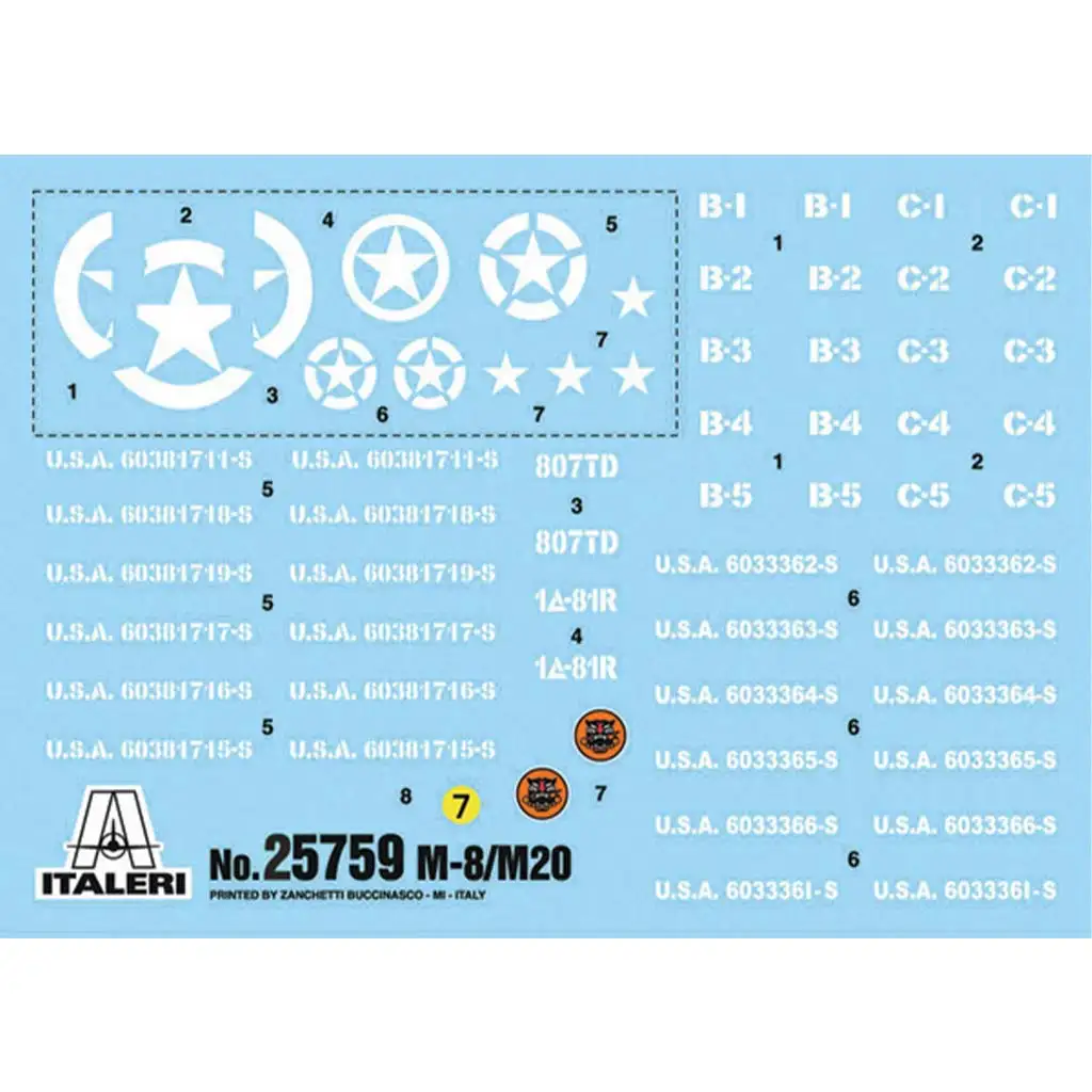 Italeri 1/56 M8/M20 tankový model kép 4