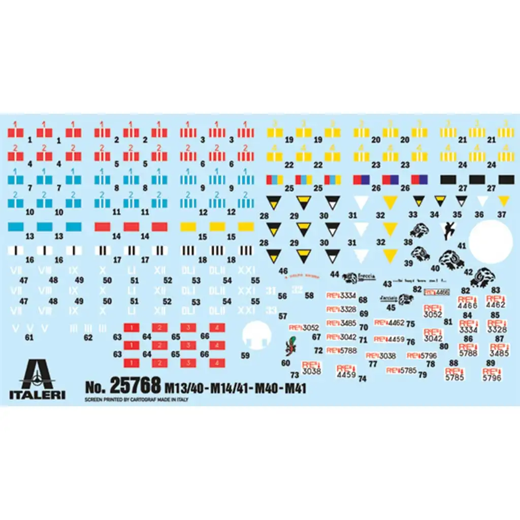 Italeri 1/56 Talianske tanky & Semoventi tankový model kép 4