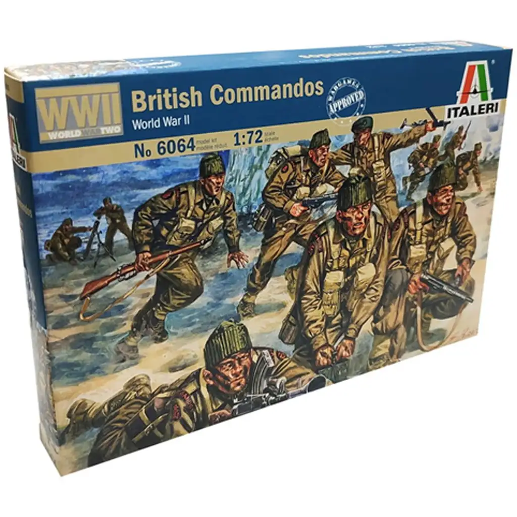 Italeri 1/72 Britskí Commandos Britské vojenské figúrky model