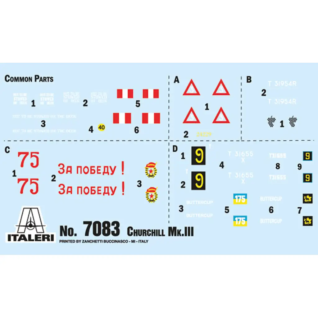 Italeri 1/72 Churchill Mk. III tankový model kép 2