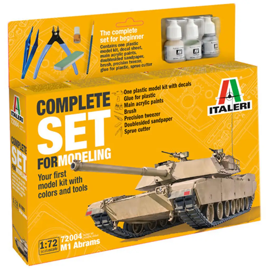 Italeri 1/72 M1 Abrams tank modelárska súprava