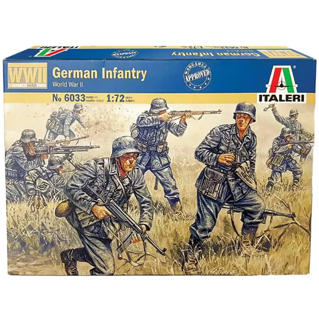 Italeri 1/72 Nemecká pechota Nemecké vojenské figúrky model