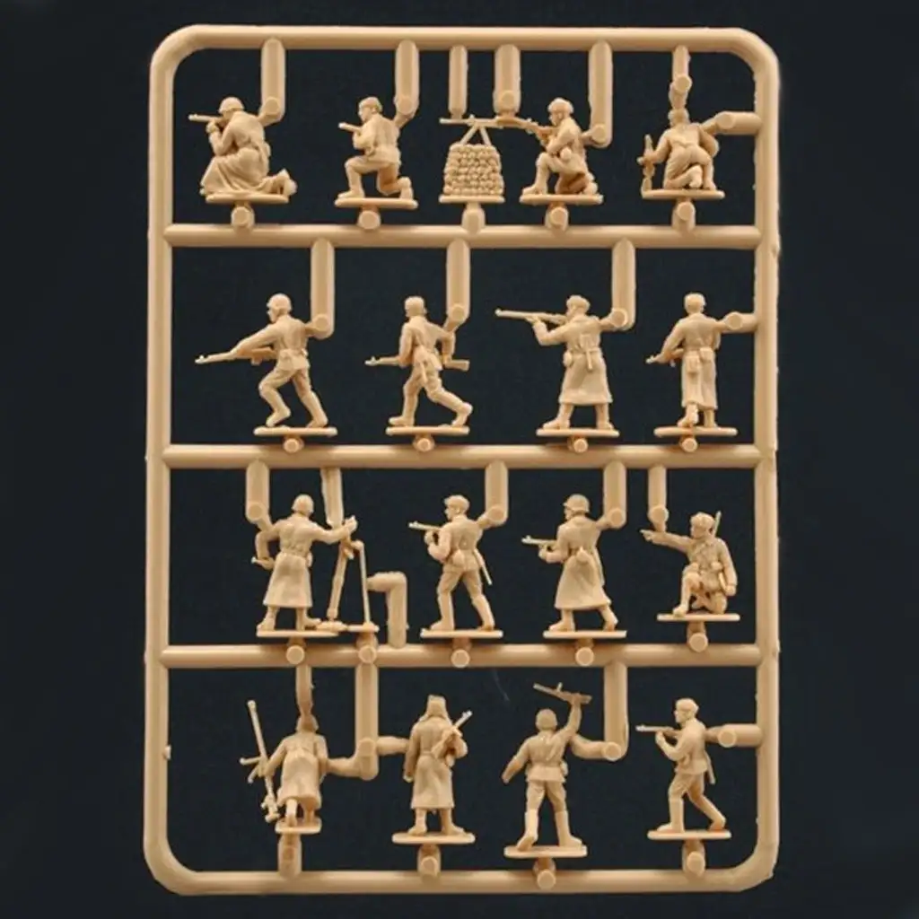 Italeri 1/72 Ruská pechota zimná uniforma Ruské vojenské figúrky v zimnej uniforme model kép 2