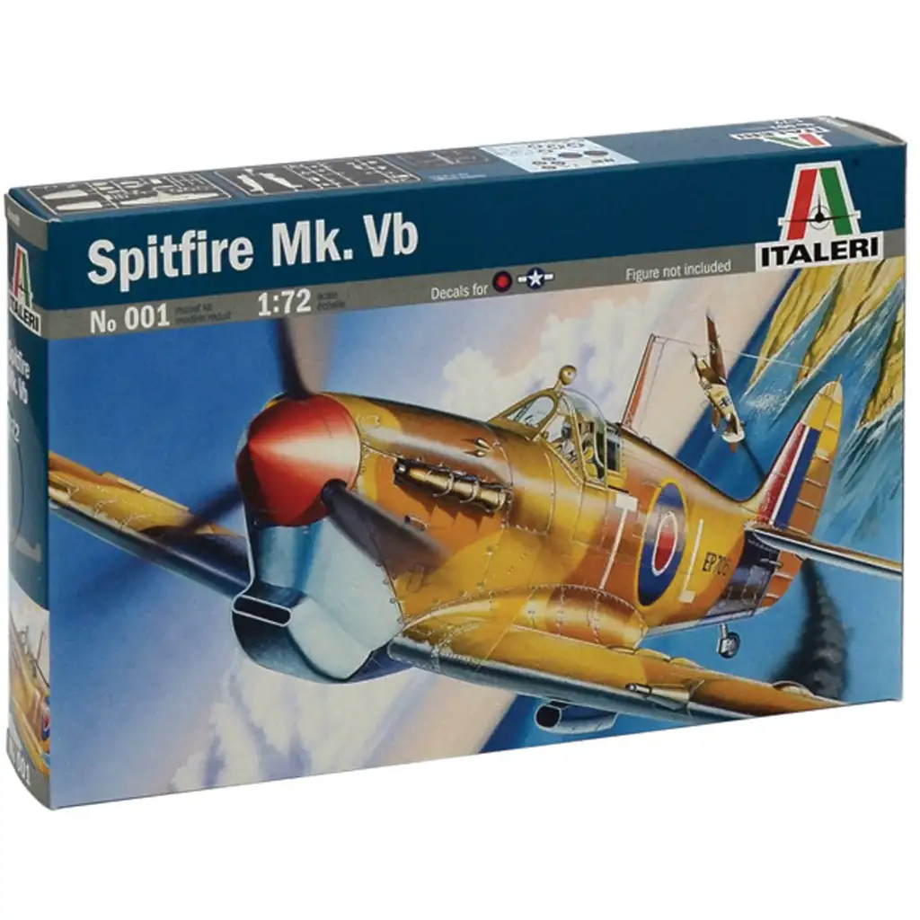 Italeri 1/72 Spitfire Mk. Vb stíhacie lietadlo model