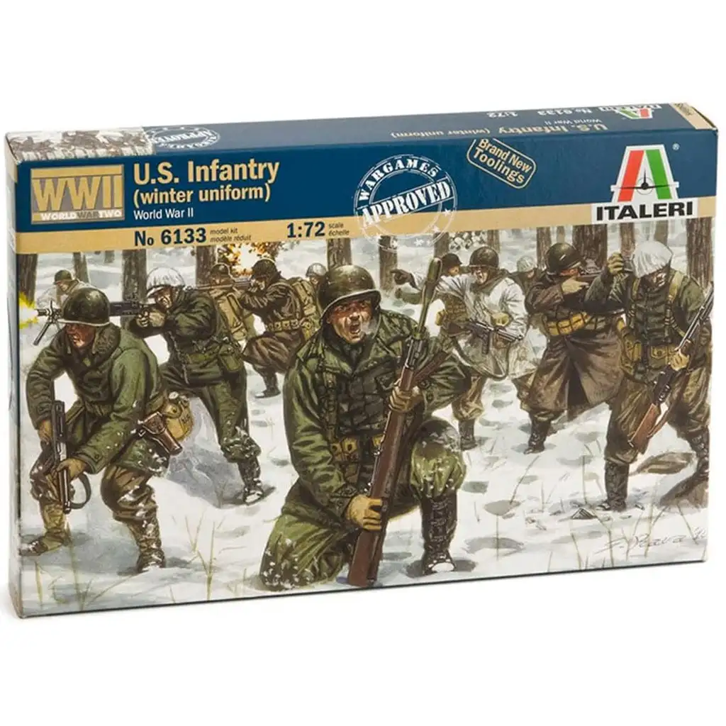 Italeri 1/72 U.S. Infantry WWII. Zimná uniforma - figúrky vojakov model.