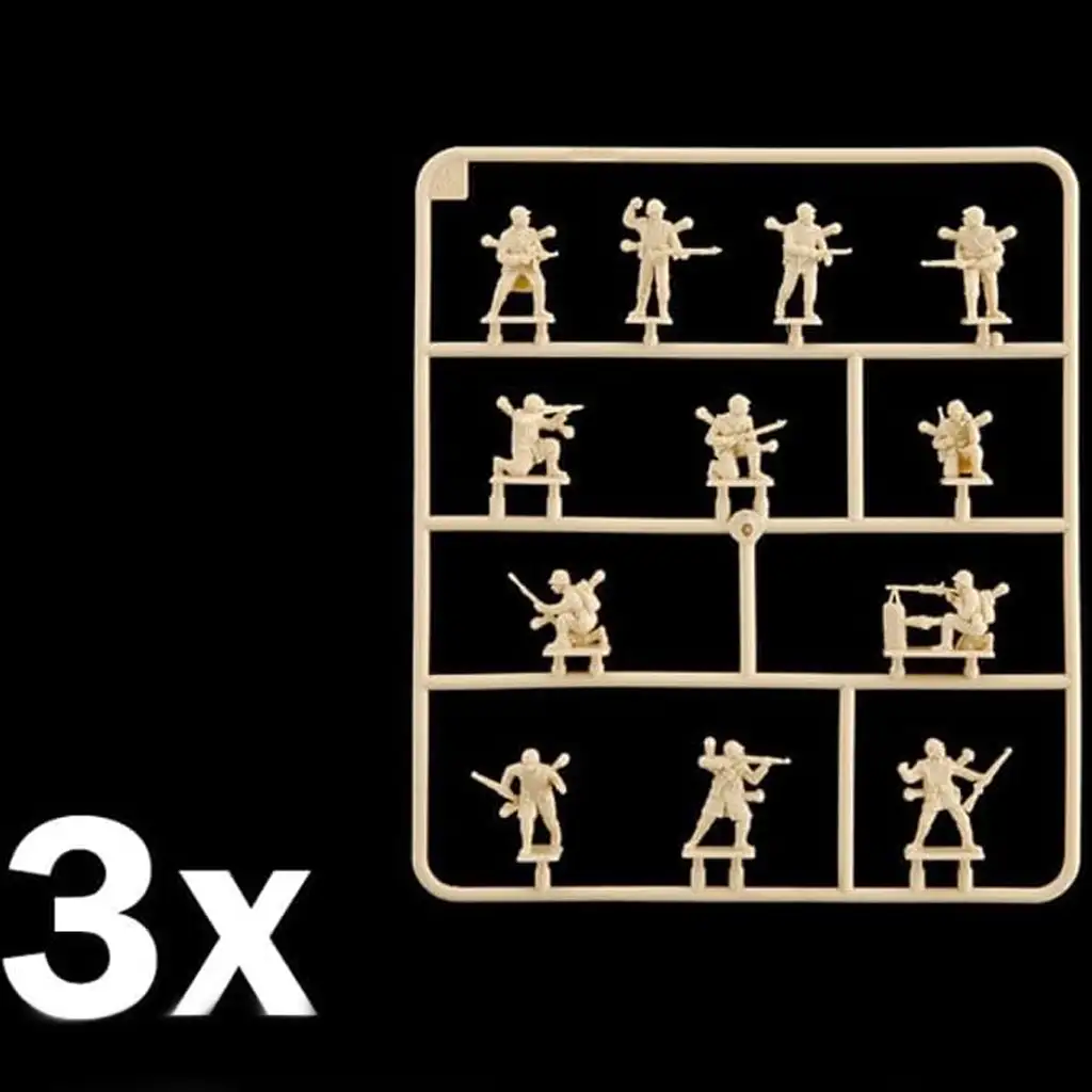 Italeri 1/72 U.S. Infantry WWII. Zimná uniforma - figúrky vojakov model. kép 2