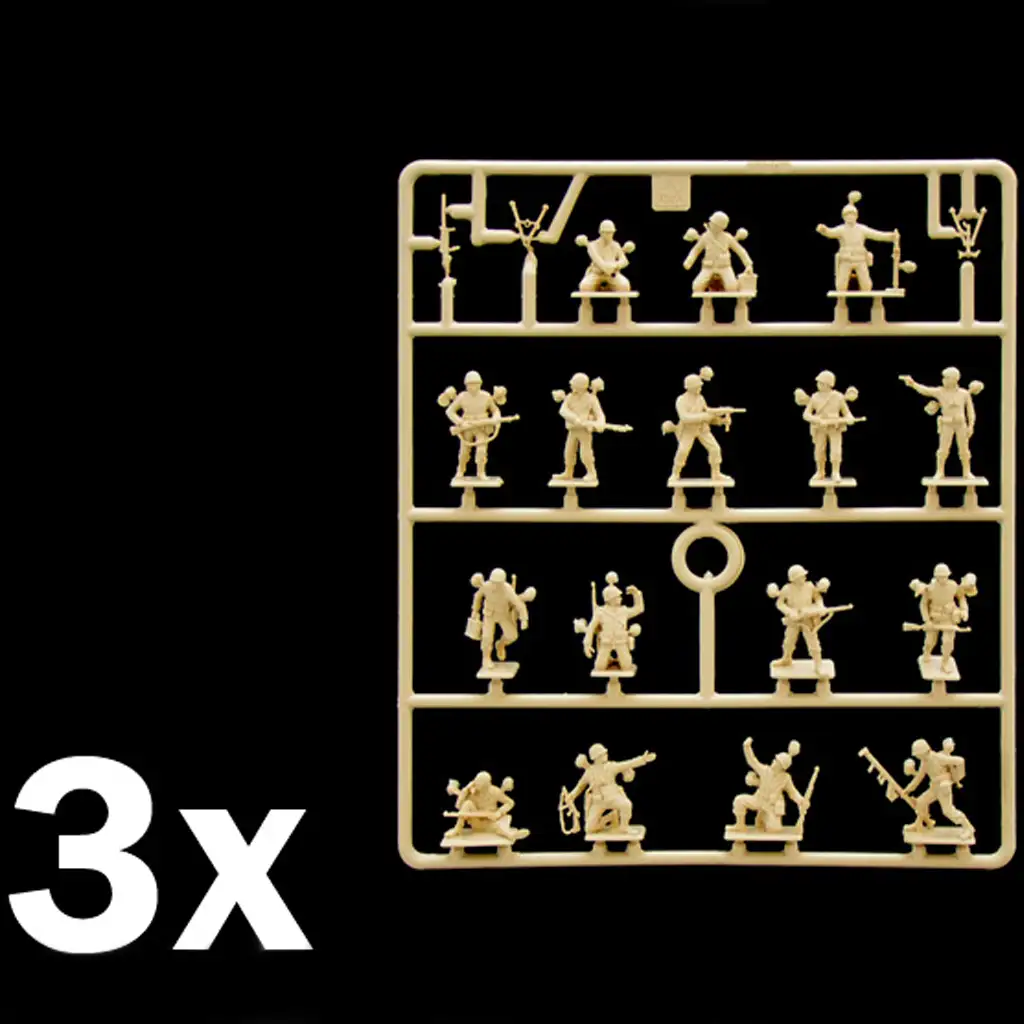 Italeri 1/72 U.S. Infantry WWII. americkí vojaci figúrka model kép 2