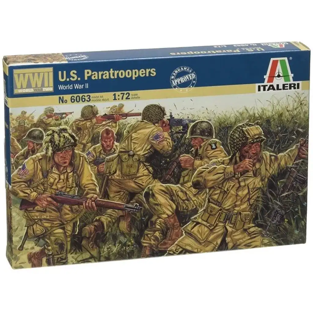 Italeri 1/72 U.S. Paratroopers vojenské figúrky model