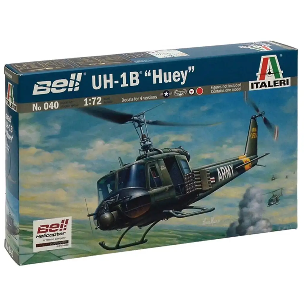 Italeri 1/72 UH-1B Huey helikoptéra model