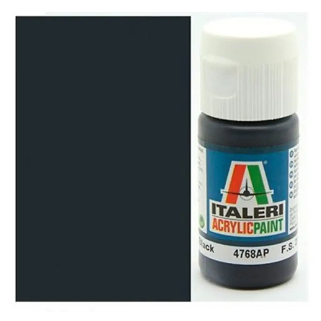 Italeri Flat Black (4768AP) - Matná čierna modelárska farba 20ml