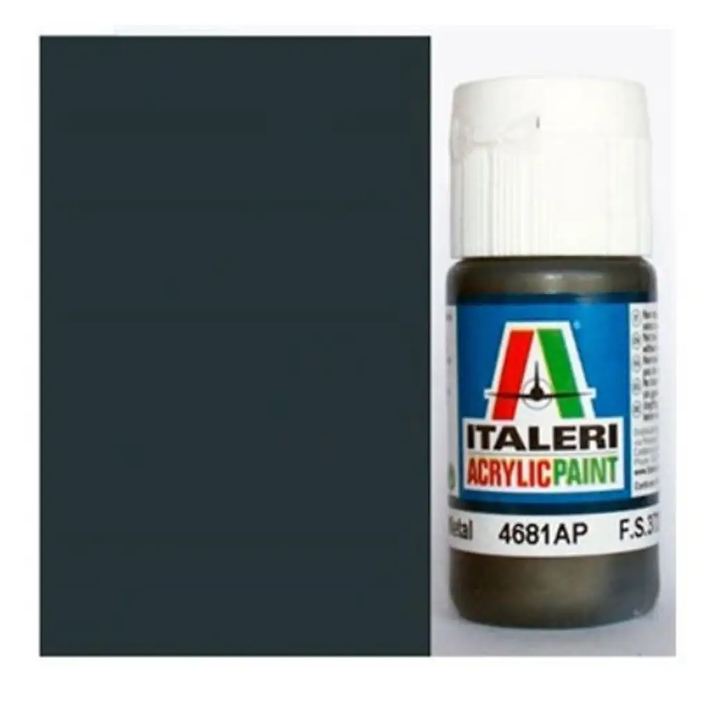 Italeri Flat Gun Metal (4681AP) - Matná farba na zbrane pre modely 20 ml