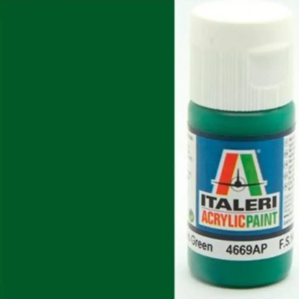 Italeri Lesklá Zelená (4669AP) - Lesklá zelená modelárska farba 20ml