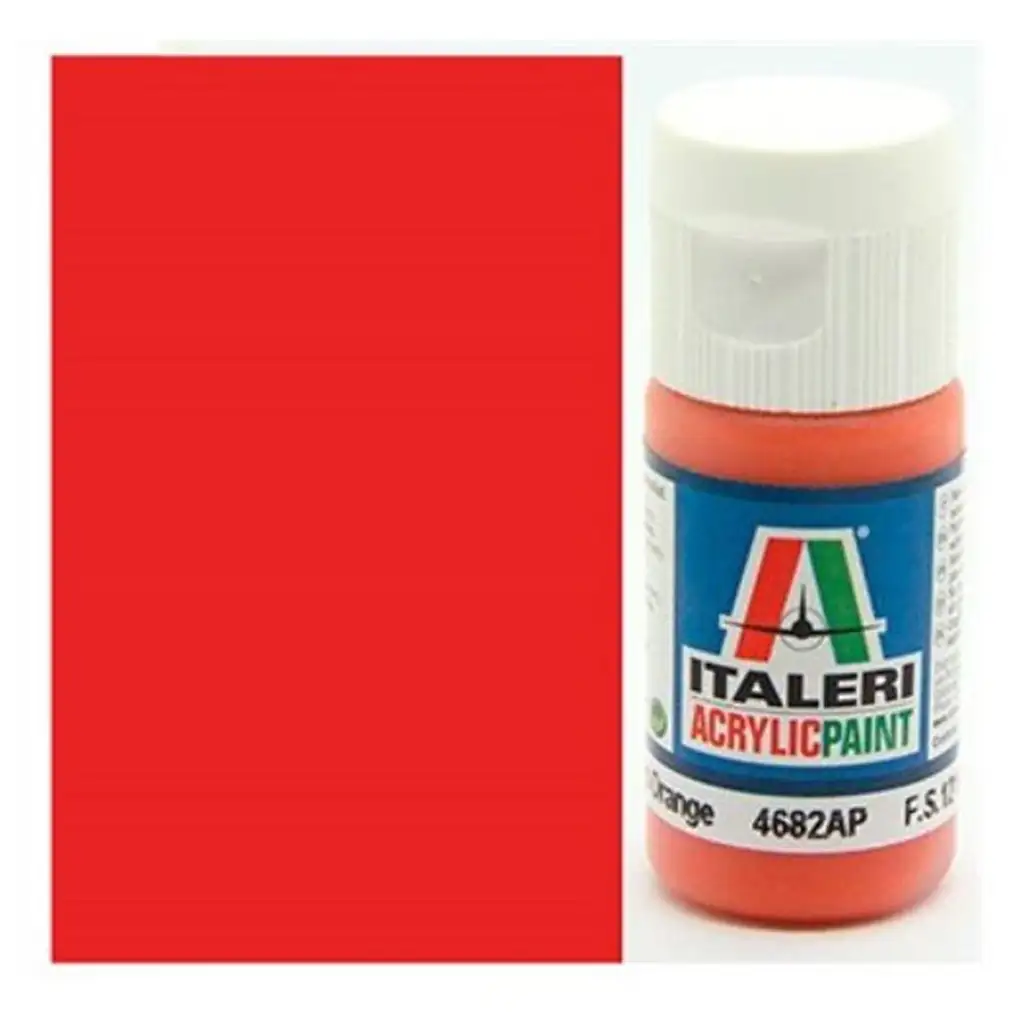 Italeri Metal Gloss Orange (4682AP) - Lesklá oranžová modelárska farba 20ml