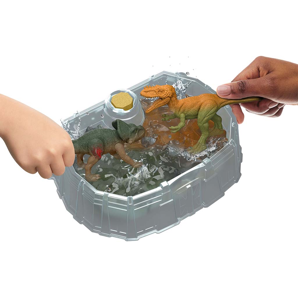 Jurassic World: Dino Reveal Battle Pack sada s 2 dinosaurími figúrkami - Mattel kép 3