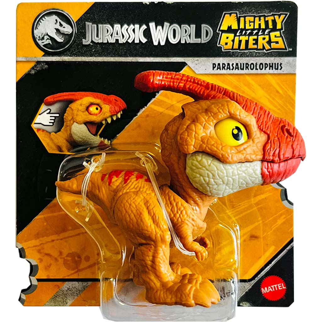 Jurassic World: Mini figúrka Parasaurolophusa, ktorá hryzie - Mattel