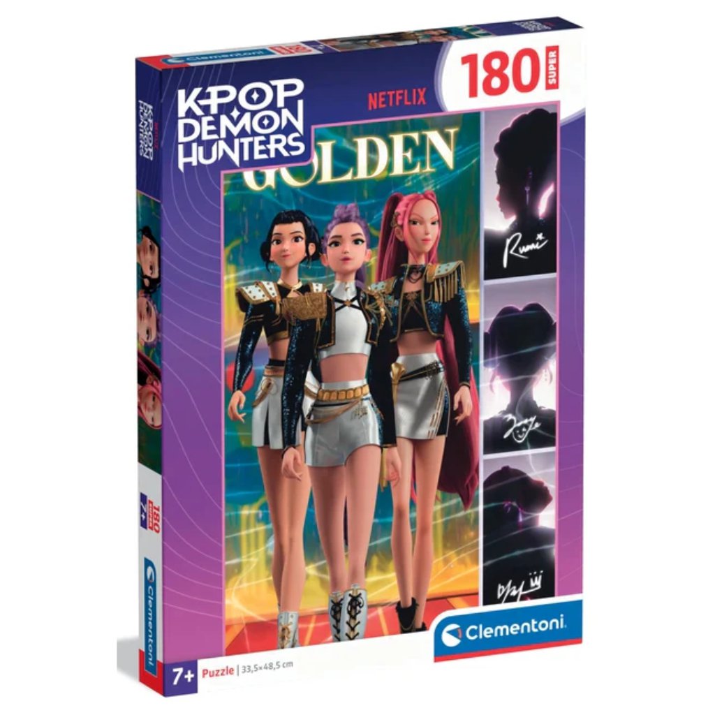 K-pop lovci démonov Super puzzle 180 dielikov - Clementoni
