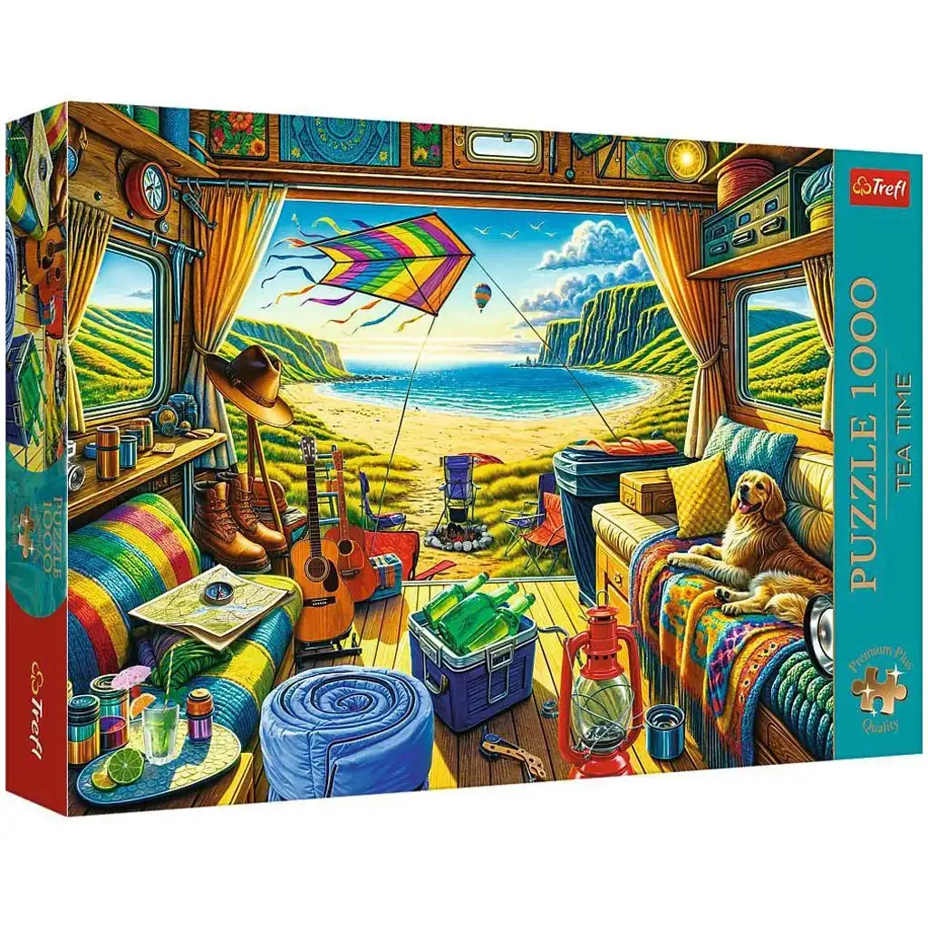 Karavanový život prémiový plus 1000-dielikové puzzle - Trefl