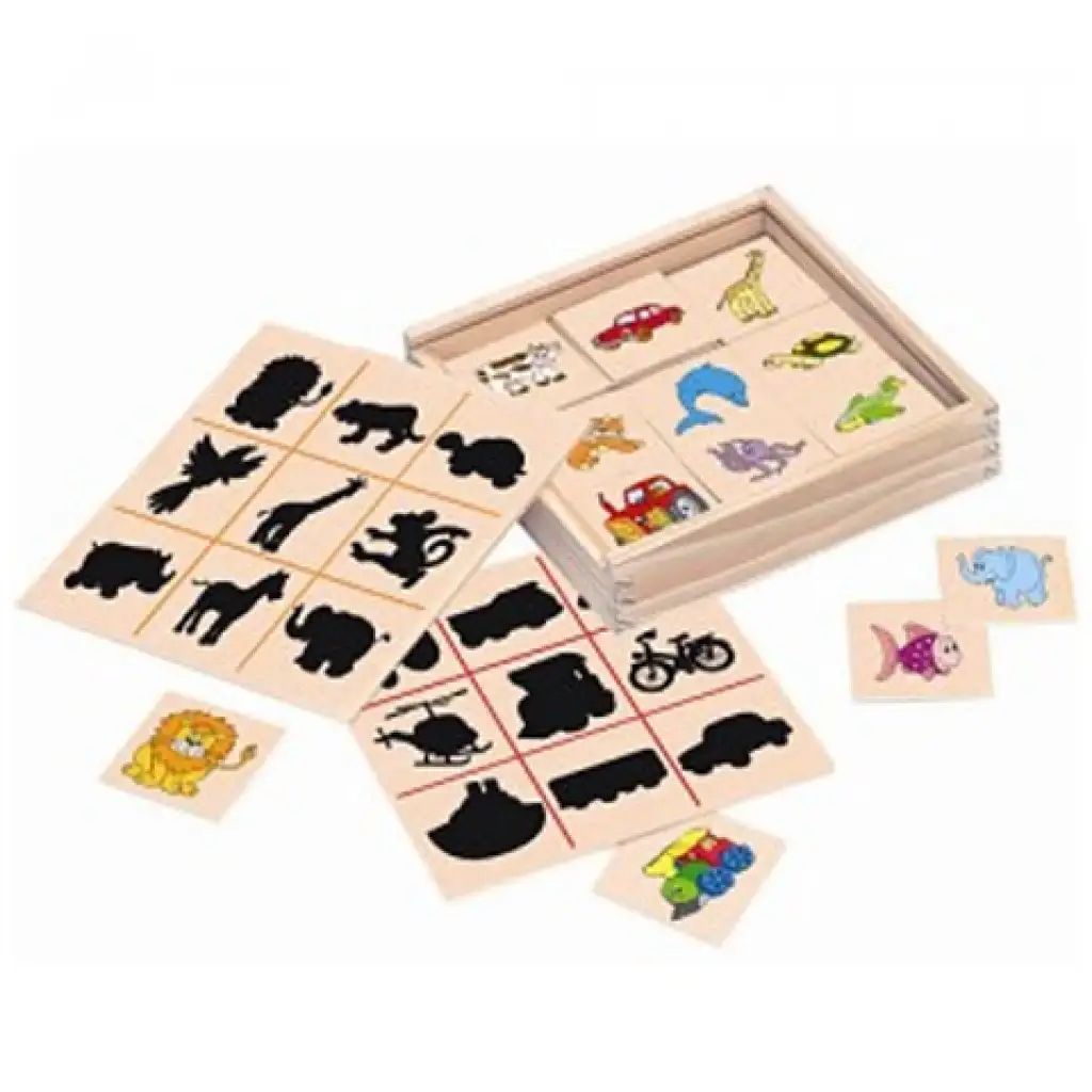 Hľadanie tieňov drevená hra