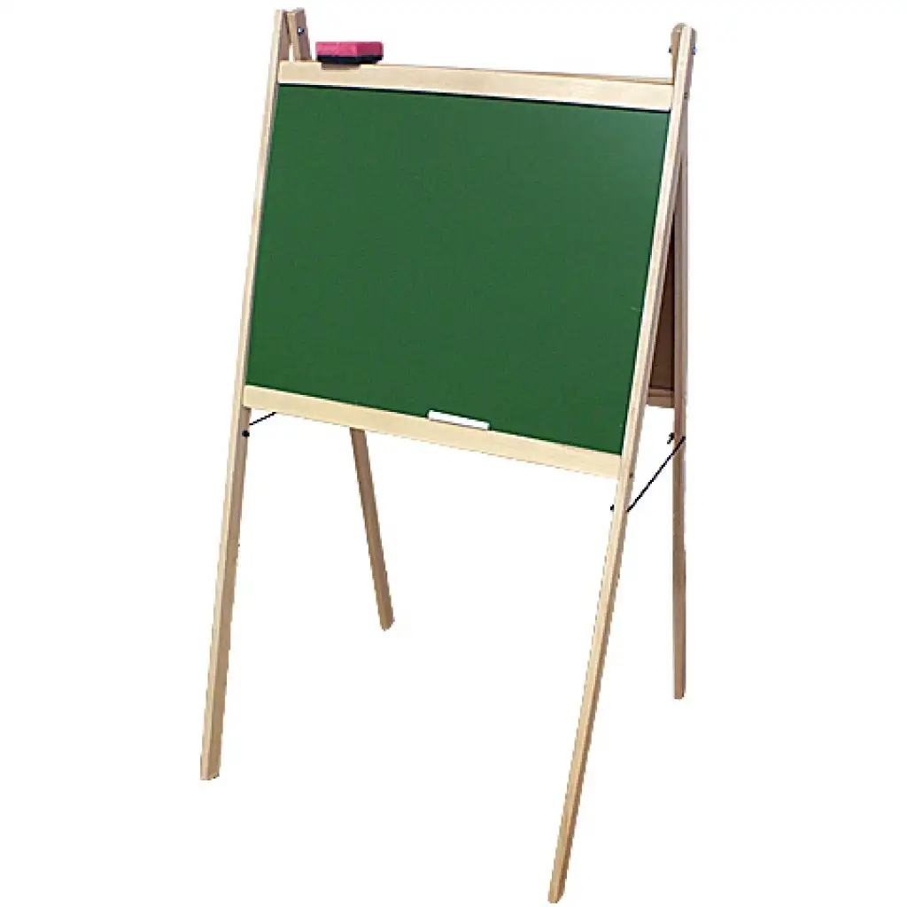 Dvojstranná stojacia drevená tabuľa