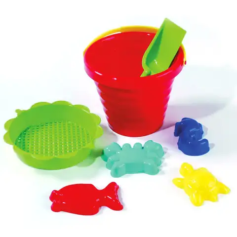 Sada do piesku s vlnkovitým vedierkom