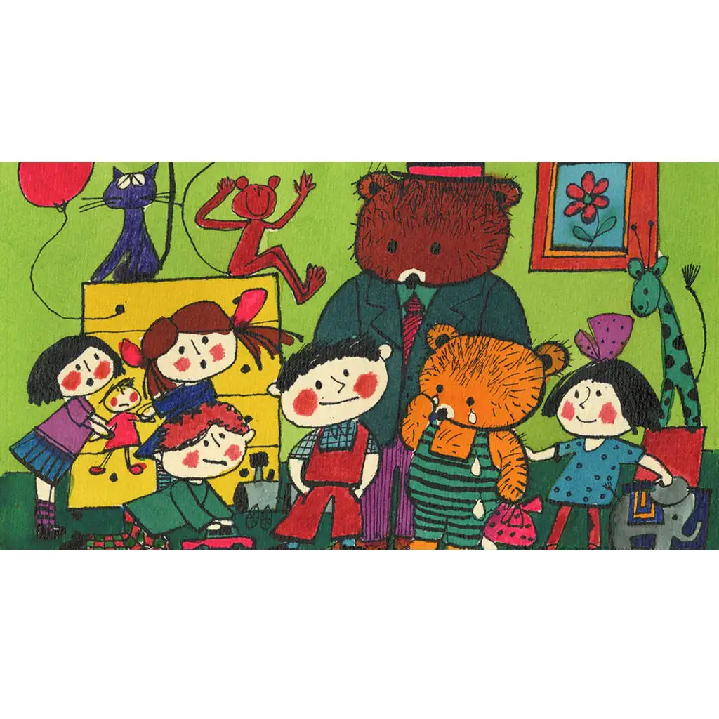 Kormos István: Vackor v škôlke diapozitív