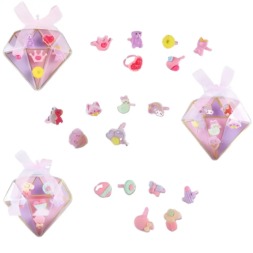 Krúžkovací sada v rôznych variantoch v diamantovom boxe 1ks