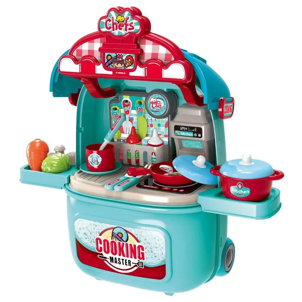 Kuchynská súprava v kufri s osvetlením a zvukom kép 2