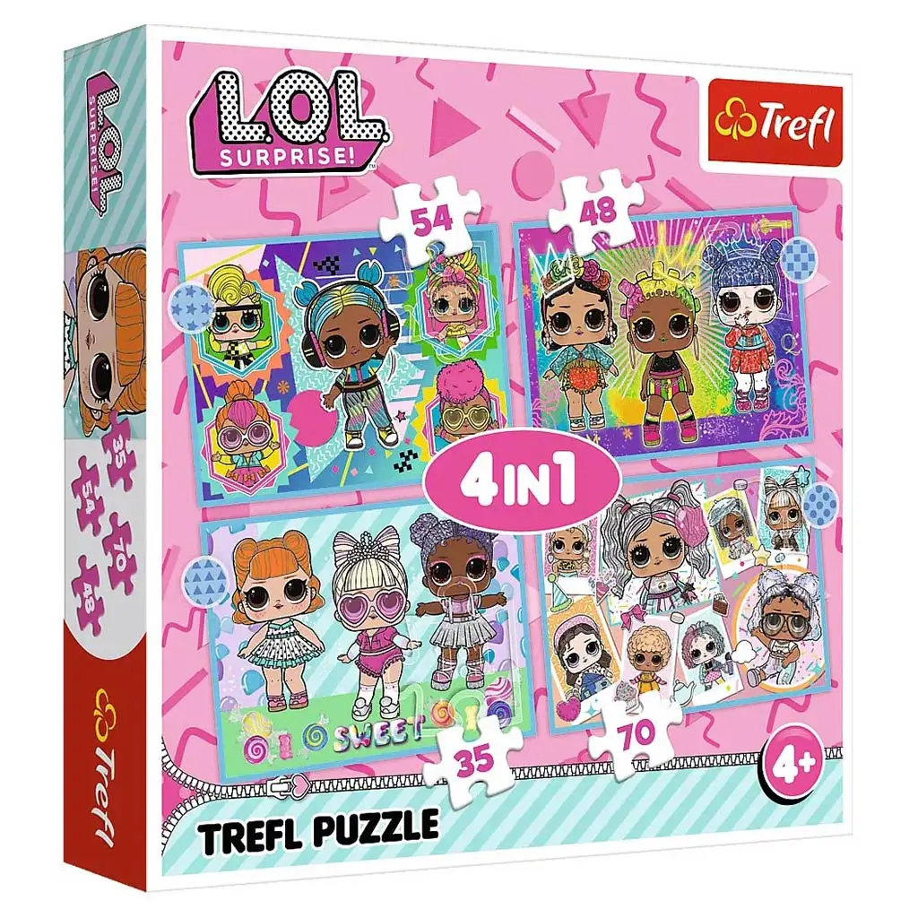 L.O.L Surprise bábiky 4 v 1 puzzle - Trefl