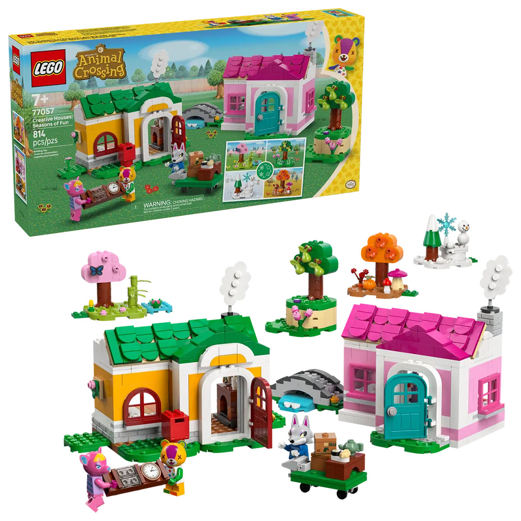 LEGO® Animal Crossing™: Kreatívne domy: veselé ročné obdobia (77057)