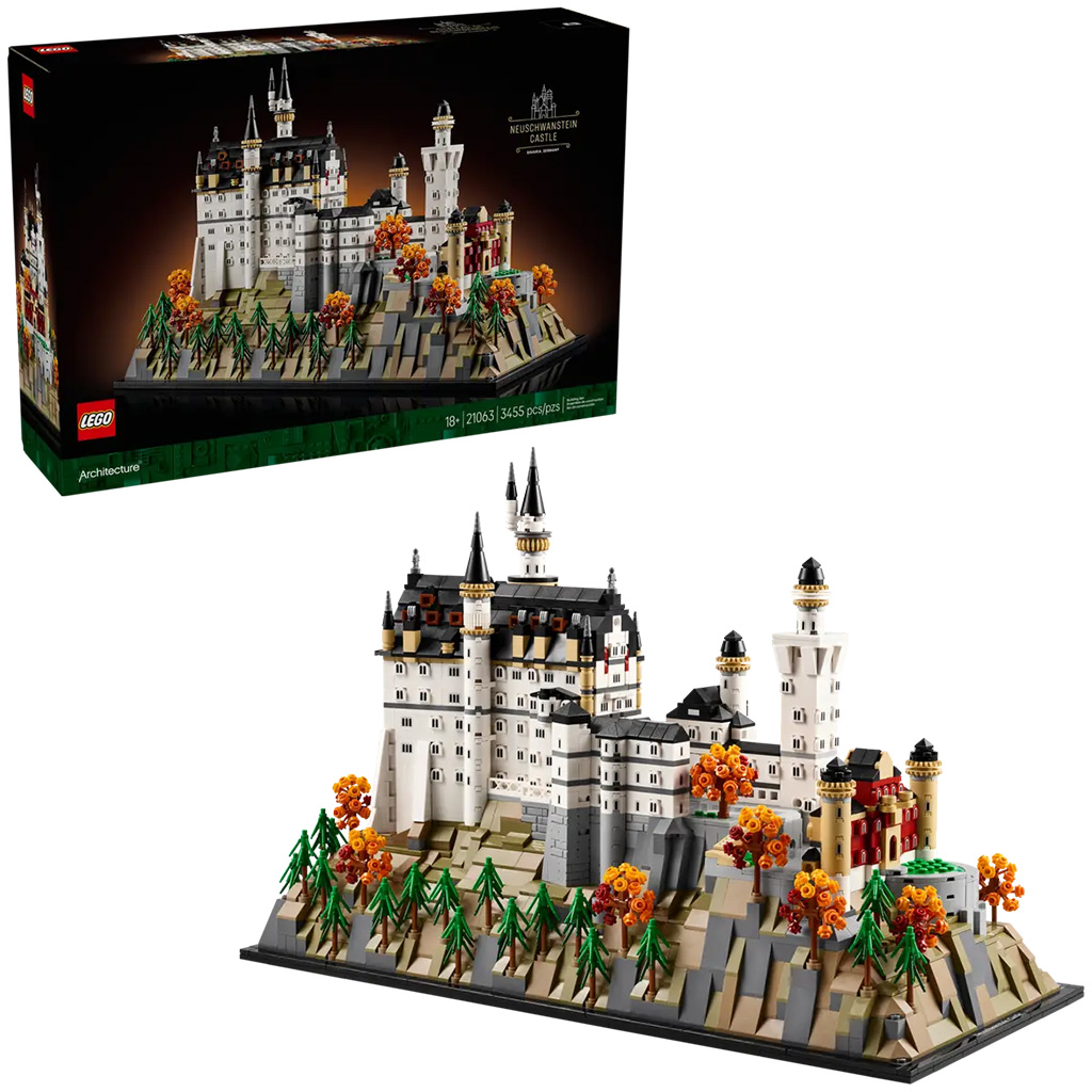 LEGO® Architecture: Zámok Neuschwanstein (21063)
