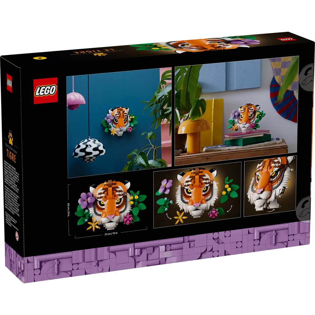 LEGO® Art: Zbierka fauny – Tiger (31217) kép 3