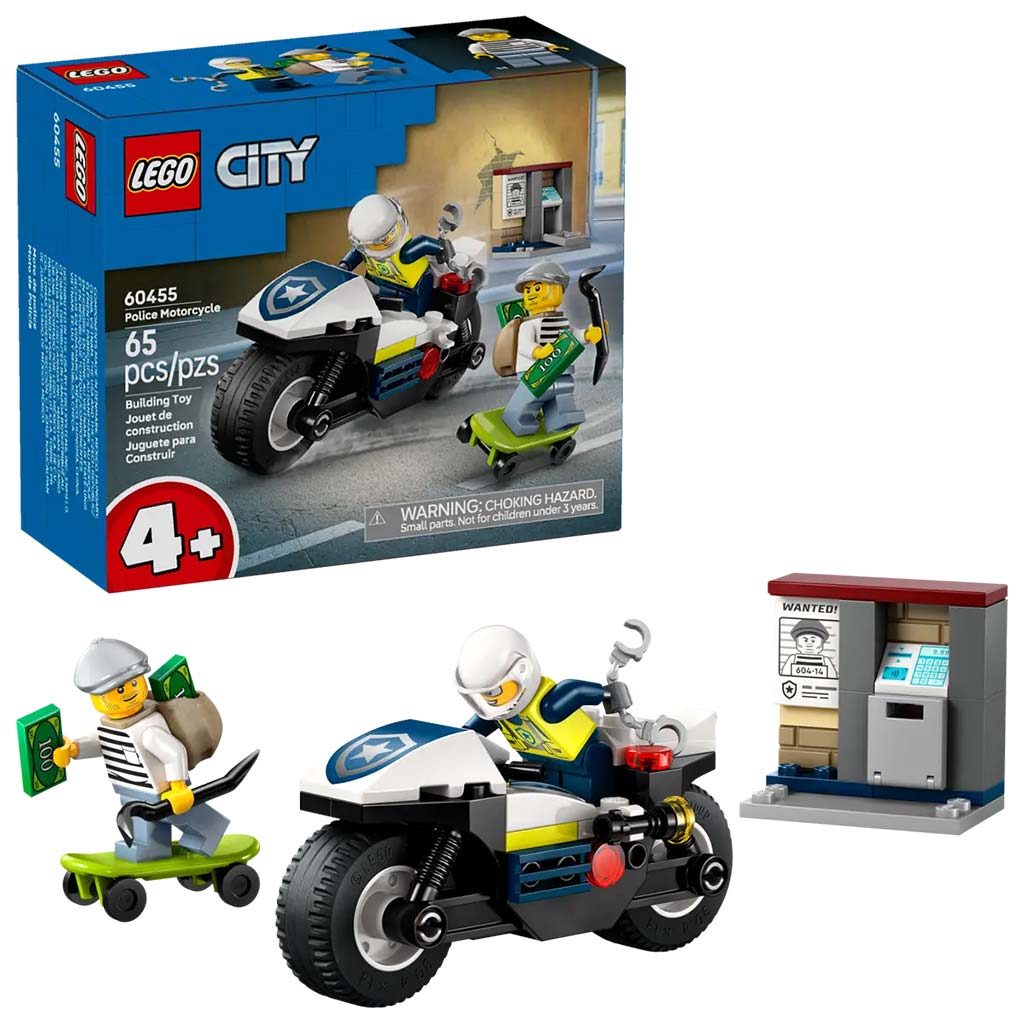 LEGO® City: Policajná motorková naháňačka (60455)