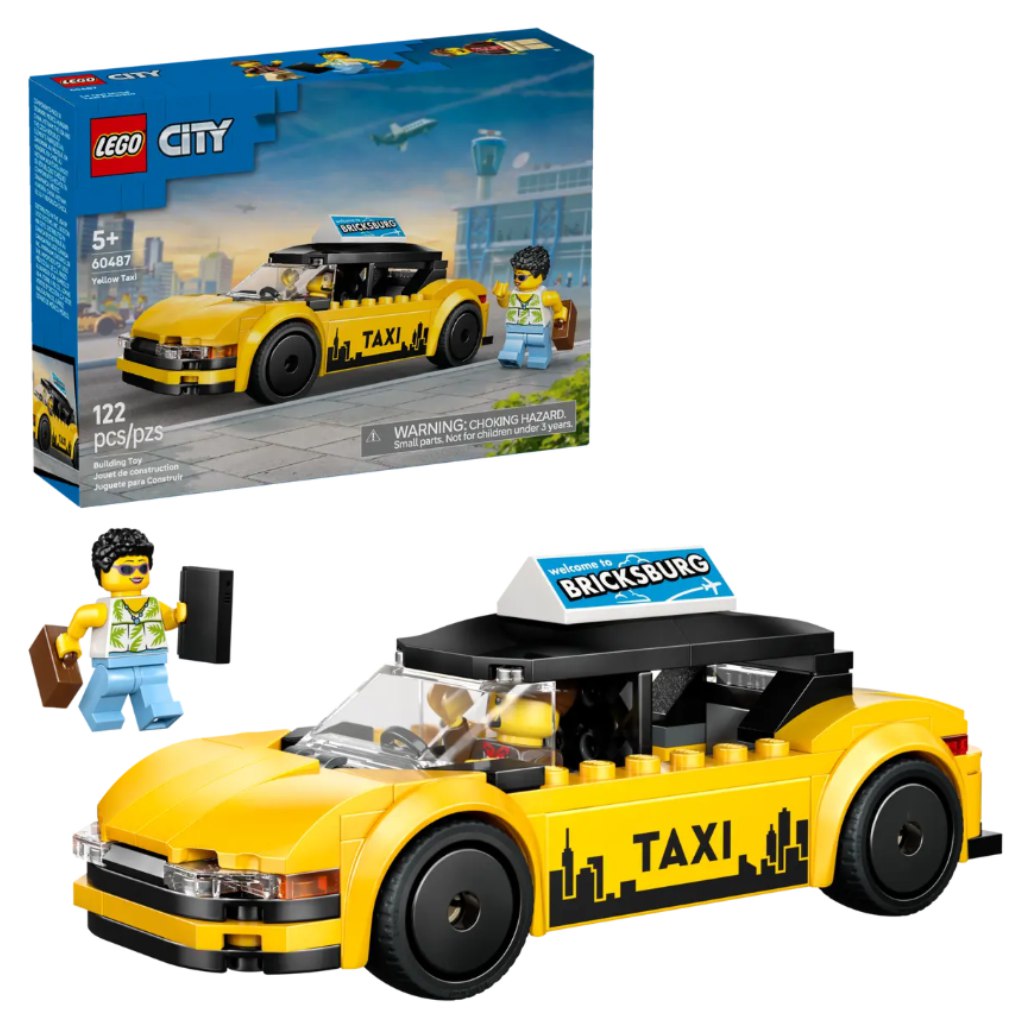 LEGO® City: Žlté taxi (60487)