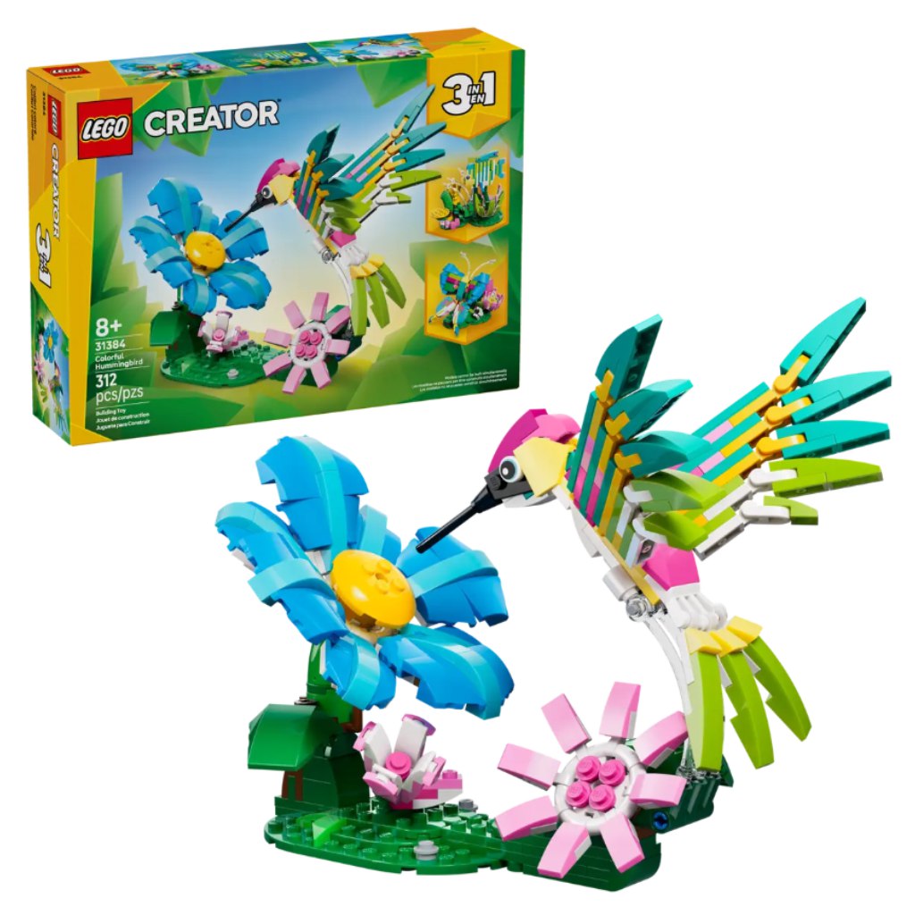 LEGO® Creator: Divoké zvieratá: Pestrofarebný kolibrík (31384)
