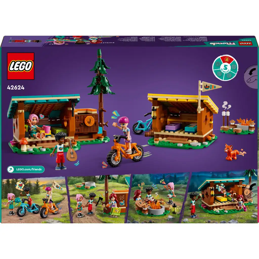 LEGO® Friends: Útulné kabíny v dobrodružnom tábore (42624)
