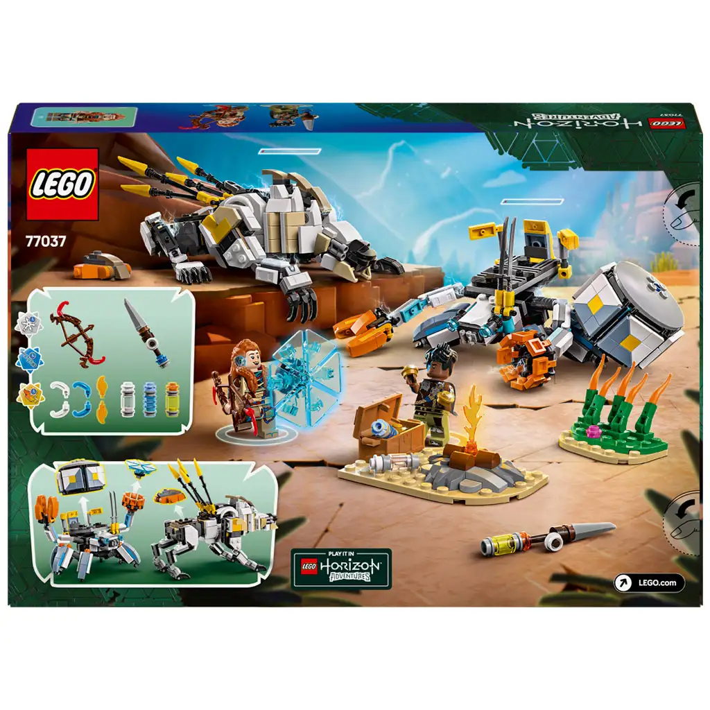 LEGO® Horizon™ Dobrodružstvá: Aloy a Varl proti obrnenému vozidlu a pílovému zubu (77037) kép 5