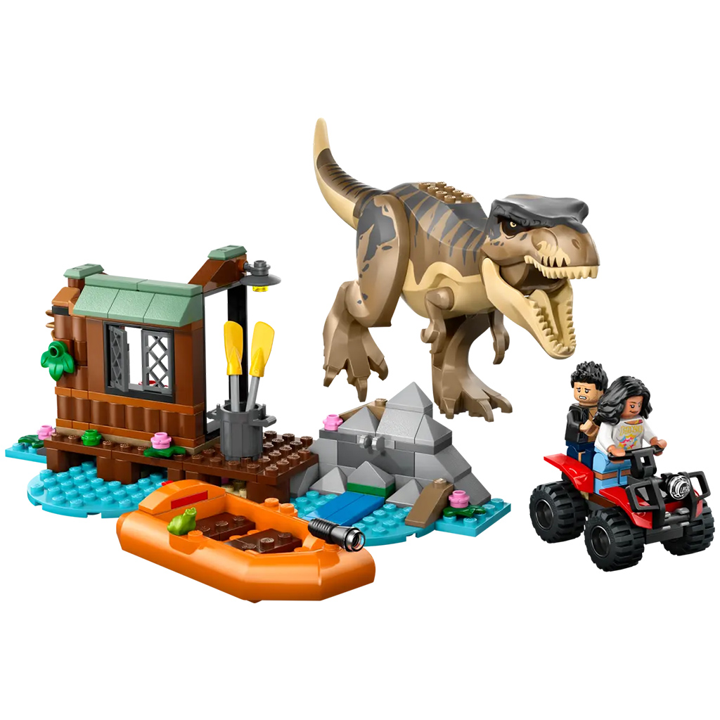 LEGO® Jurassic World: Útek po rieke pred T-Rexom (76975) kép 4